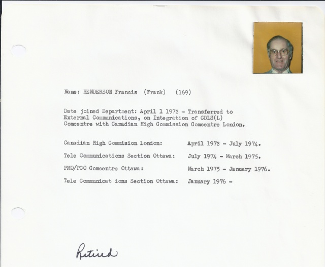 Henderson, Francis (Frank)