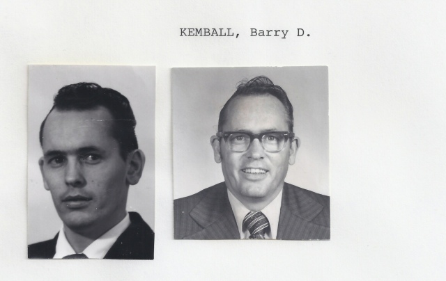 Kemball, Barry D