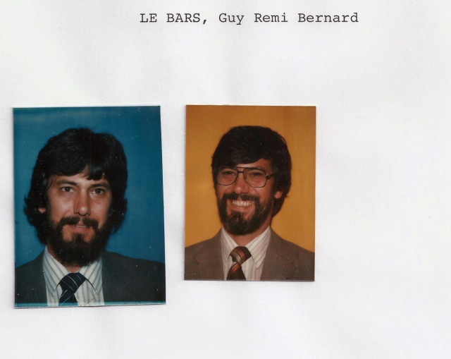 Le Bars, Guy Remi Bernard