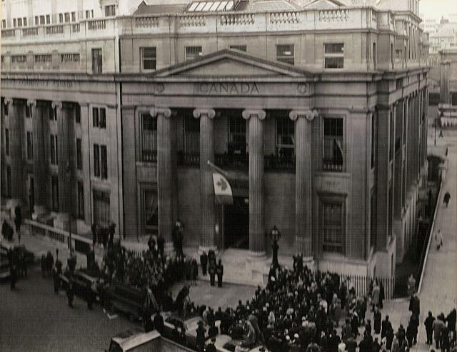 Raising New Cdn Flag Canada House