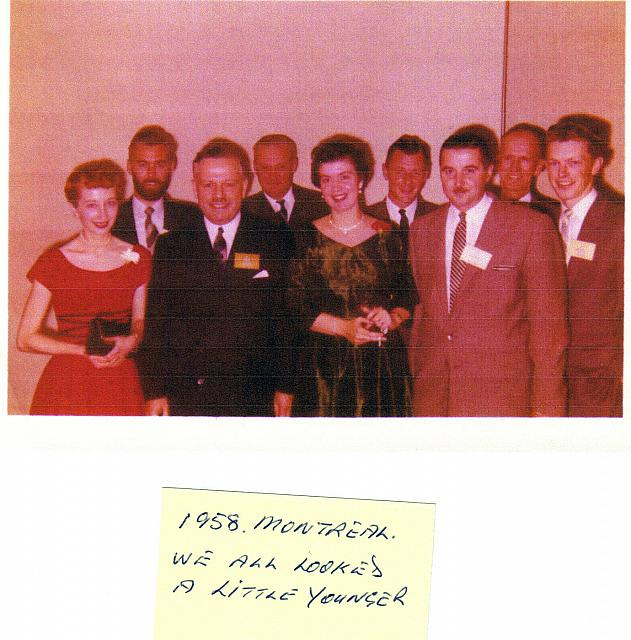 1958 Trevor Chappell Left Rear, Lucille Pothier front - Montreal