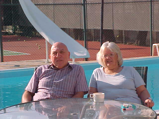Howard and Ada Abbott-poolside Havana