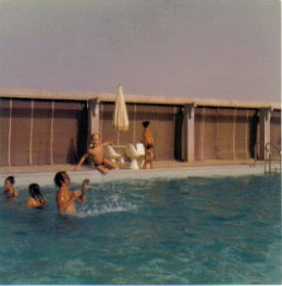 Jim Rogers and Andrew Archibald in Delhi pool