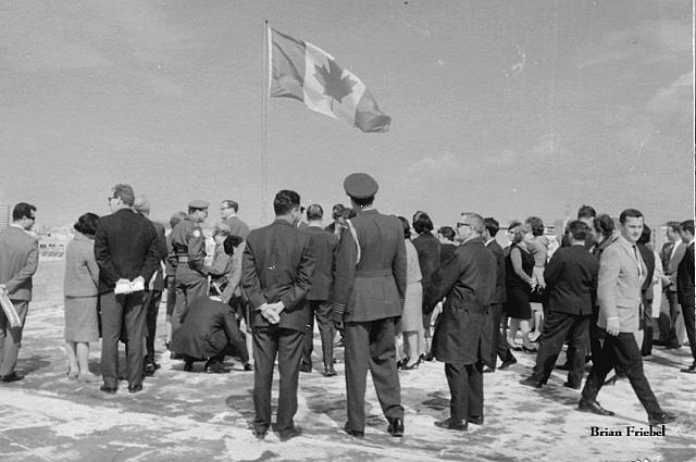 Tel Aviv Raising the new Flag 1965