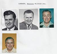 Lambert, Maurice (Moe) Wilfred Joseph