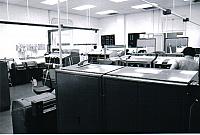 Line room in EB Comcen 1973
